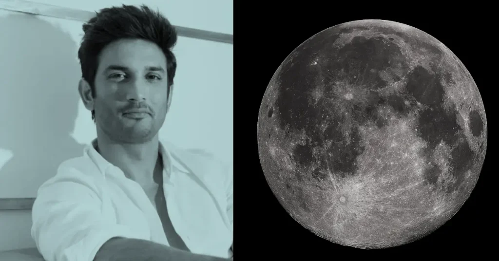sushant singh rajput and moon
