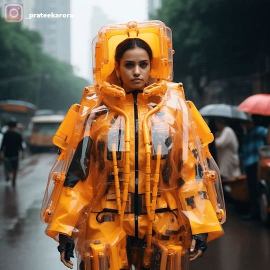 AI generated rain coats