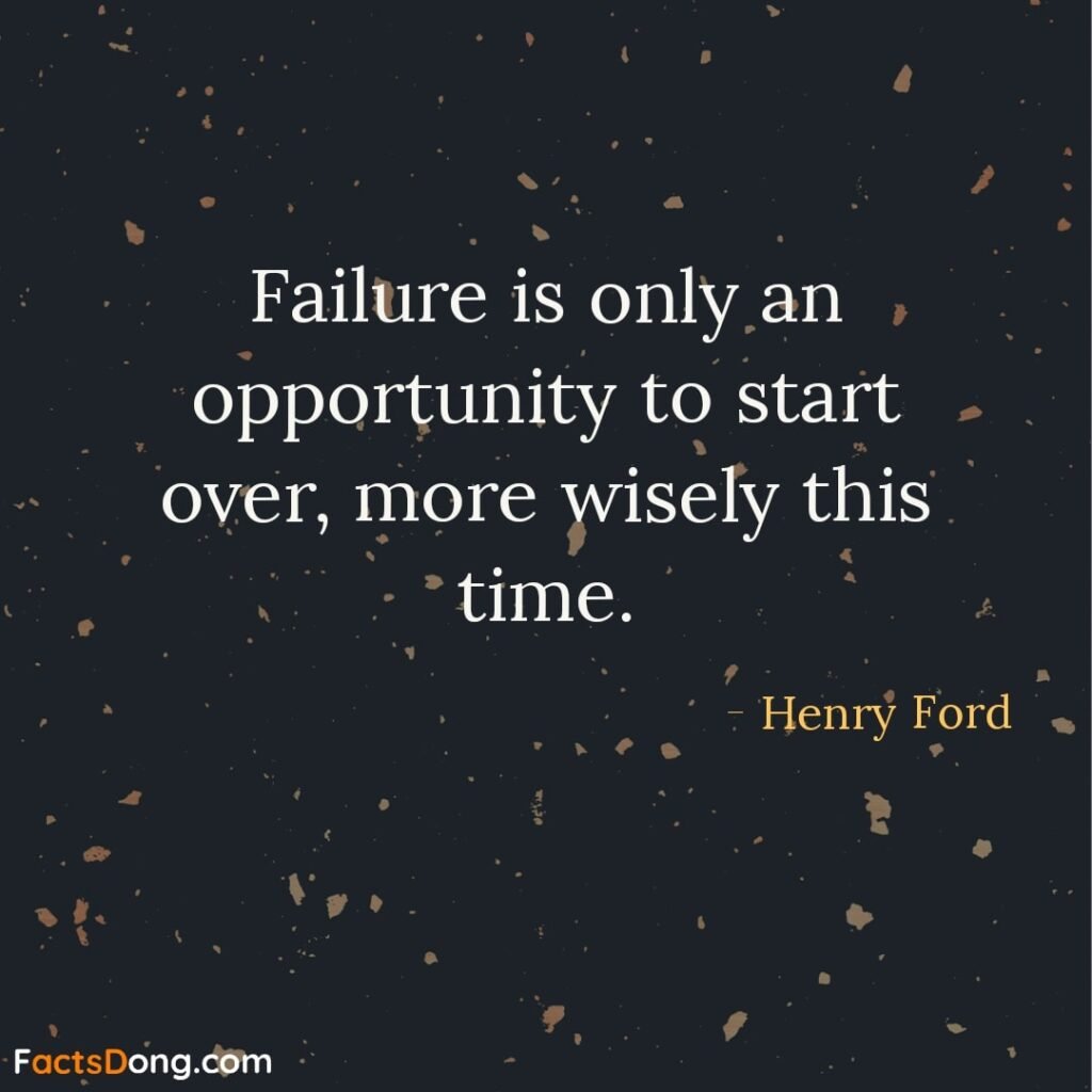 Motivational quotes from Failure