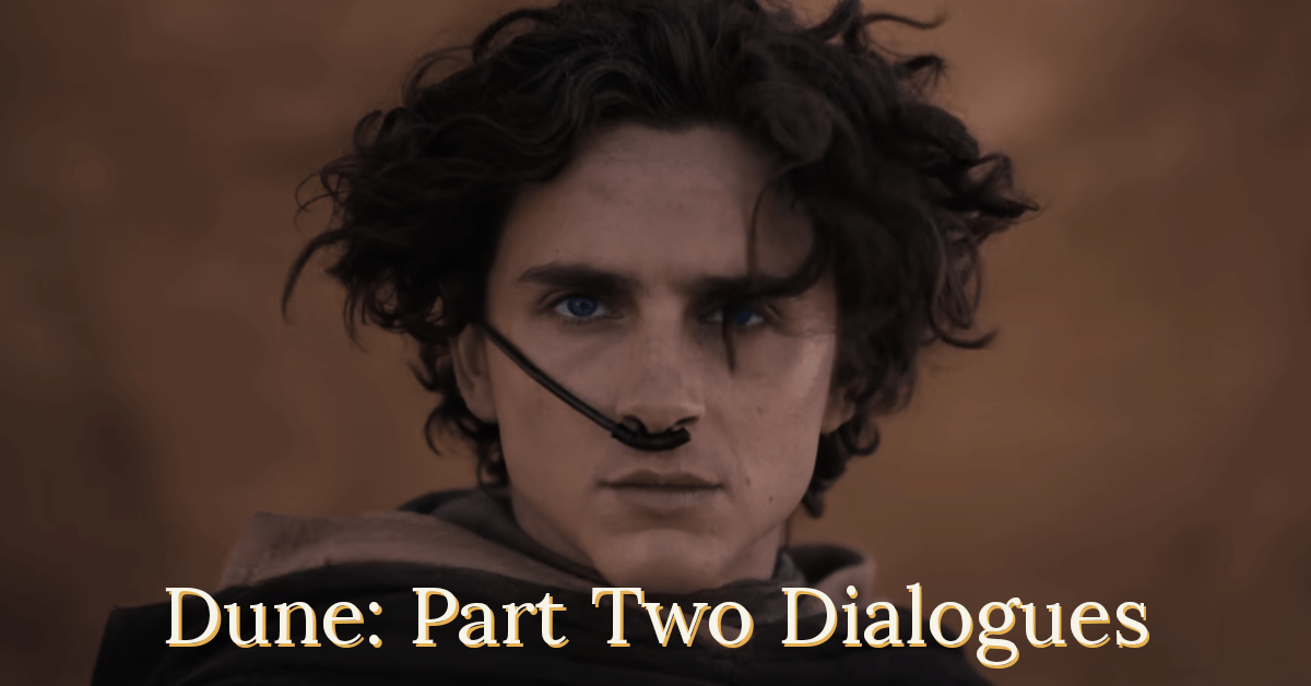 Dune: part two movie dialogues