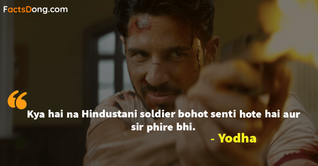 Yodha Movie Dialogues